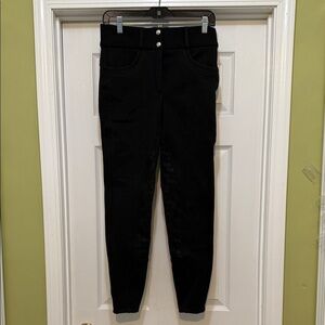 🐎 Horze Women’s Riding Breeches – Black – Silicone Grip • Size 28 (EU 40)